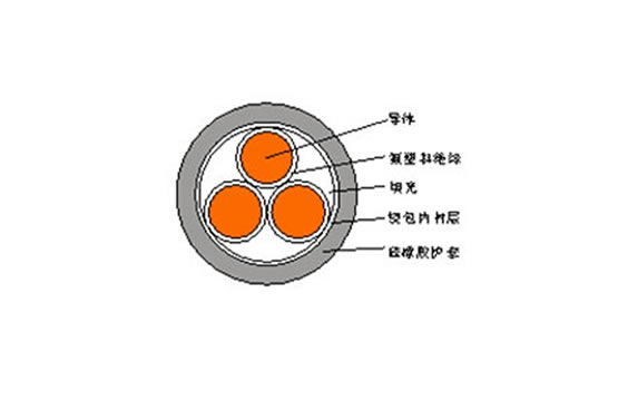 銅芯氟塑料絕緣硅橡膠護套耐高溫(阻燃)電力電纜